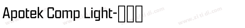 Apotek Comp Light字体转换 Apotek Comp Light字体转换